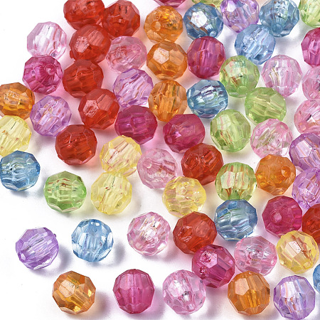 Transparent AS Plastic Beads MACR-T039-22A-1