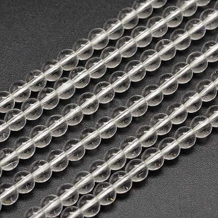 Synthetic Quartz Round Bead Strands PIEG-J002-16-10mm-1
