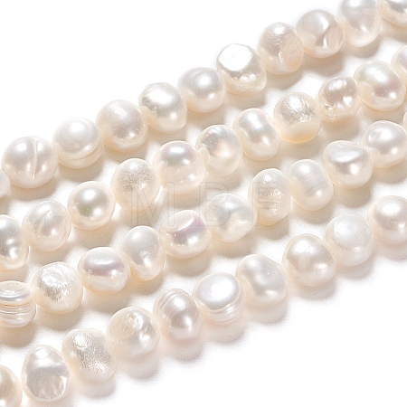 Natural Cultured Freshwater Pearl Beads Strands X-PEAR-I004-08A-1