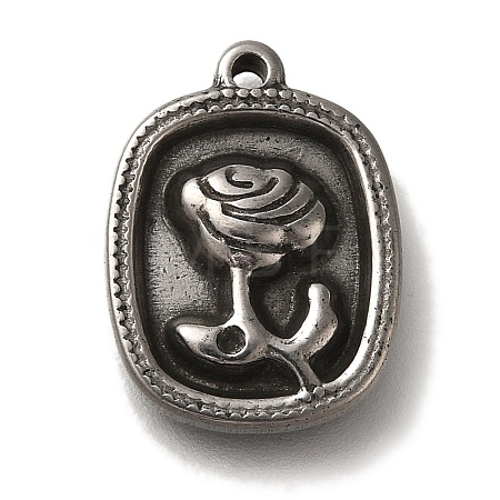 304 Stainless Steel Pendants STAS-H223-08AS-01-1