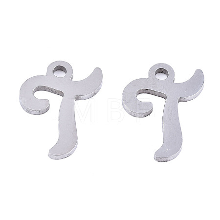 Non-Tarnish 201 Stainless Steel Charms STAS-T044-217P-T-1