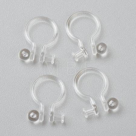 Plastic Clip-on Earring Findings KY-P001-10E-1