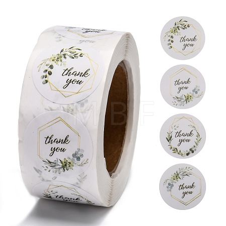 1 Inch Thank You Stickers DIY-G013-A03-1