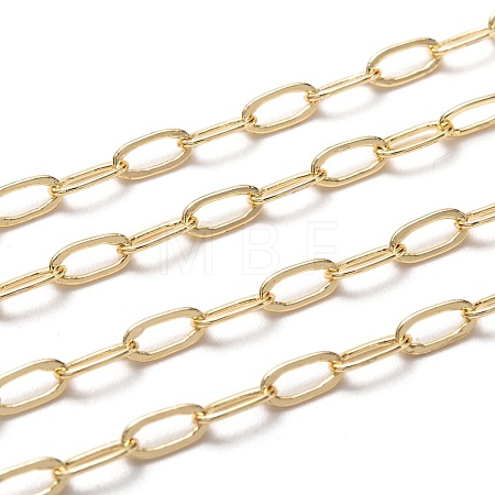 Brass Paperclip Chains CHC-I036-26G-1