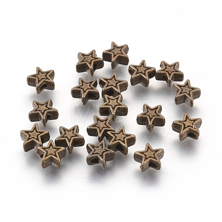 Tibetan Style Alloy Beads LS-TIBEB-01-AB-NR-1