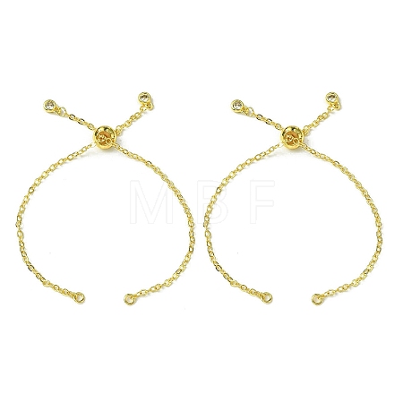 Brass Oval Link Bracelets Making FIND-Z035-22G-1