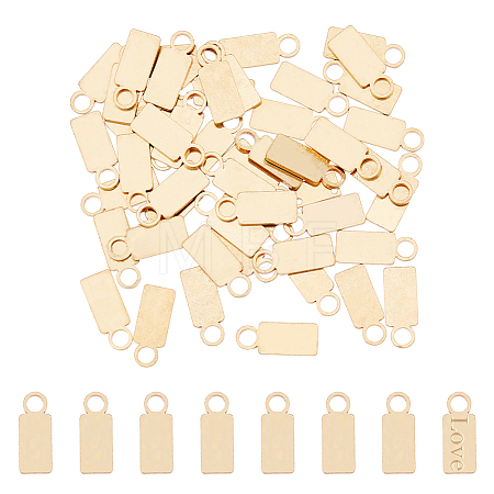 50Pcs Brass Pendants KK-DC0004-21-1