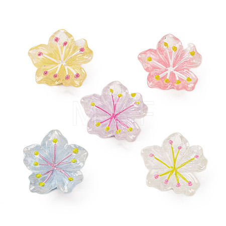 Opaque Resin Cabochons RESI-R455-01E-1