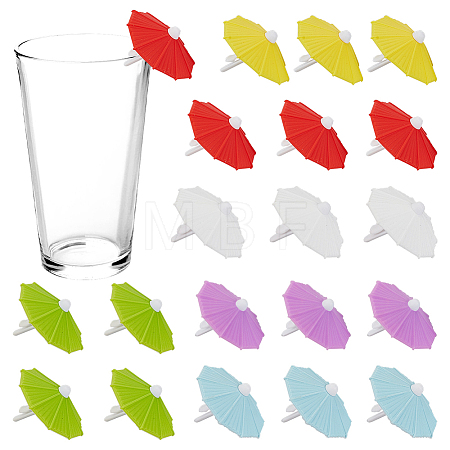 Silicone Wine Glass Charms AJEW-WH0038-46-1
