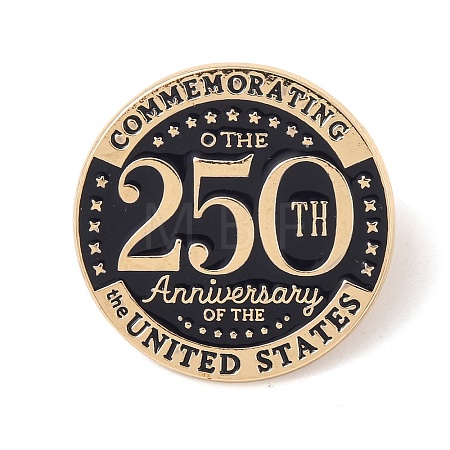 Alloy Enamel USA 250th Anniversary Commemorative Lapel Pin Backs LS-JEWB-B046-01E-G-1