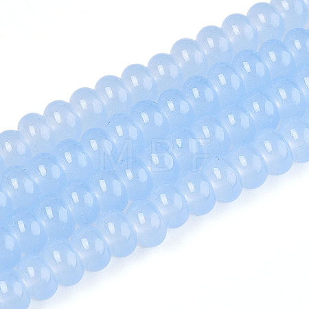 Imitation Jade Glass Beads X-DGLA-ZX002-8mm-02H-1