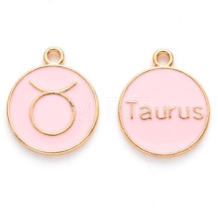 Alloy Enamel Pendants X-ENAM-S124-01A-09C-1
