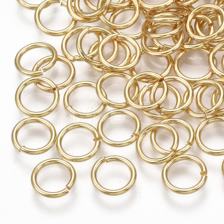 Brass Open Jump Rings KK-S348-246-1