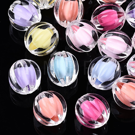 Transparent Acrylic Beads X-TACR-N011-005A-01-1