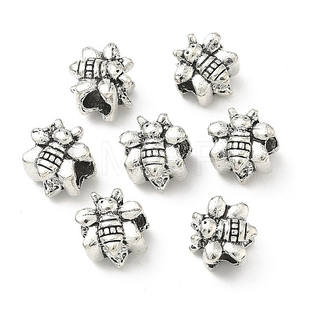 Alloy European Beads PALLOY-S079-078AS-1