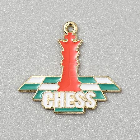 Alloy Enamel Pendants ENAM-WH20012-02G-13-1