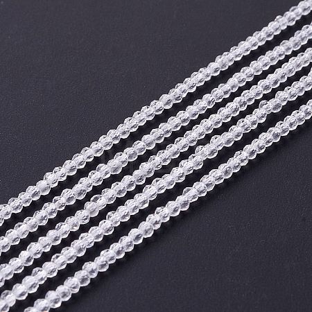 Transparent Glass Beads Strands X-GLAA-C019-01A-33-1