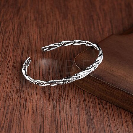 Alloy Cuff Bangles for Women Men WGE36CF-02-1