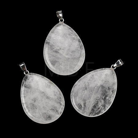 Natural Quartz Crystal Pendants G-F820-14P-24-1