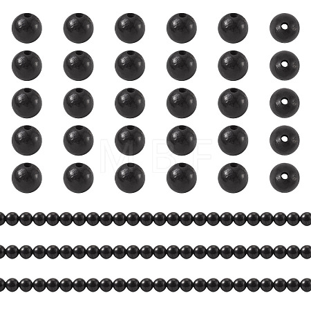 1 Strand Natural Shungite Beads Strands G-TA0003-34A-1