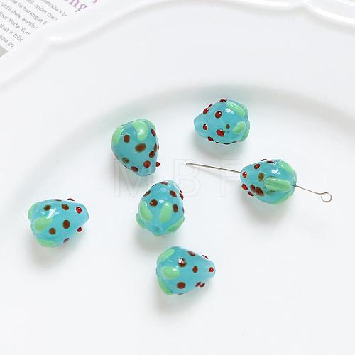 Lampwork Beads INS-PW0001-03F-1-1