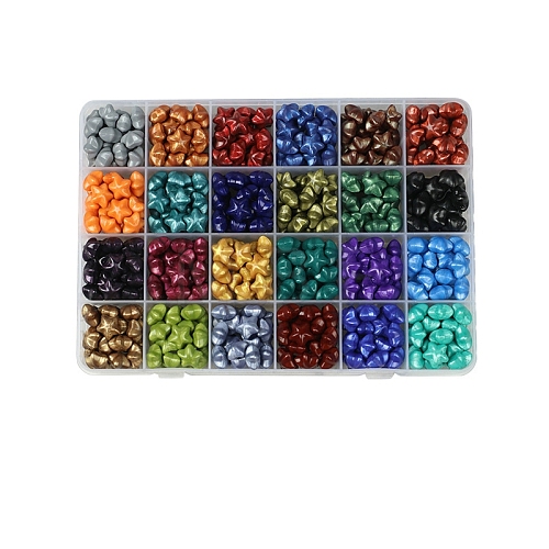 24 Grids 24 Colors Wax Granule Set PW-WG60285-08-1