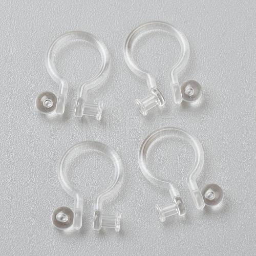 Plastic Clip-on Earring Findings KY-P001-10E-1