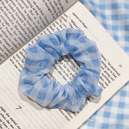 Fashion Cloth Ponytail Scrunchy Hair Ties PW-WGB0FC7-04-1