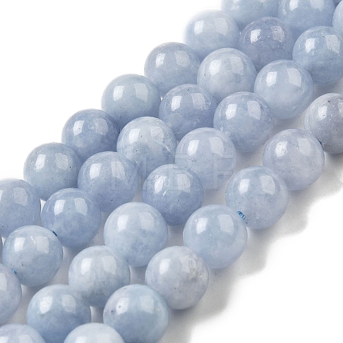 Dyed Natural Malaysia Jade Beads Strands G-G021-02B-22-1