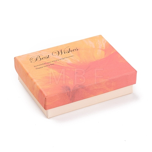 Two Tone Cardboard Jewelry Packaging Boxes CON-B007-04E-1