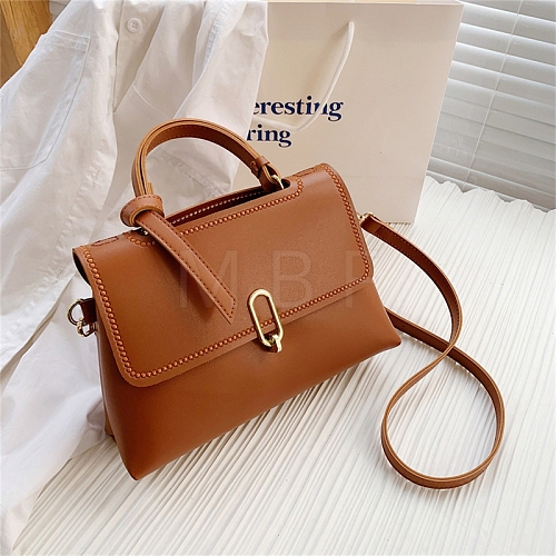 DIY PU Leather Rectangle Crossbody Lady Bag Making Sets PW-WG12209-05-1