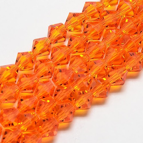 Imitate Austrian Crystal Bicone Glass Beads Strands GLAA-F029-3x3mm-11-1