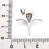 Brass Micro Pave Cubic Zirconia Pendants KK-T080-12P-3