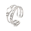 304 Stainless Steel Ring Components RJEW-P188-01B-P-1