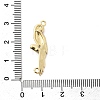 Brass Enamel Bird Connector Charms KK-H529-03G-3