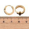 304 Stainless Steel Hoop Earrings EJEW-D357-02G-3