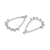 Tibetan Style Alloy Chandelier Components Links AL-CBA612E-01AS-2