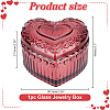 Heart Shaped Glass Jewelry Storage Boxes DIY-WH0899-48B-2