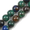 Natural Azurite Beads Strands G-P503-6MM-09-2