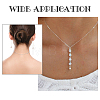 3Pcs 3 Style 925 Sterling Silver Chain Extender BJEW-BBC0001-02-6