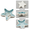 Porcelain Jewelry Dish Tray DJEW-WH0009-27-3