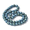 Electroplated Synthetic Non-magnetic Hematite Beads Strands G-S382-01H-4