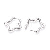 304 Stainless Steel Hoop Earrings STAS-T074-21P-2