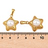 ABS Plastic Imitation Pearl Pendants STAS-P438-33G-3