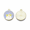 Alloy Enamel Pendants ENAM-S115-179-3