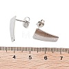 304 Stainless Steel Stud Earring Finding STAS-Z091-02P-02-3