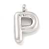 Non-Tarnish 304 Stainless Steel Pendants STAS-C102-16P-P-1