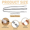 2Pcs Polyester Earphone Cord Straps HJEW-TAC0167-3