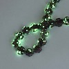Luminous Handmade Gold Foil Glass Beads Strands FOIL-N029-01E-2