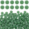 160Pcs Spray Painted Glass Beads GLAA-SC0003-42-1